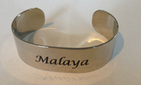 Laser Engraved Braclet